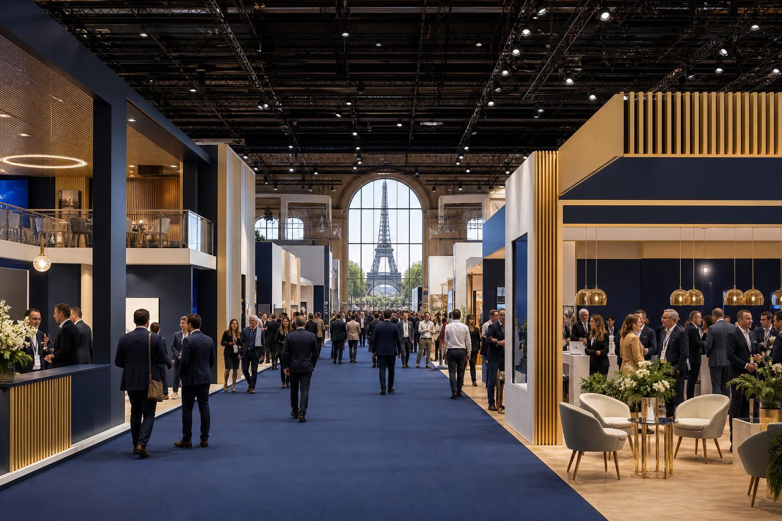 Un salon B2B, 240 exposants, trois halls.